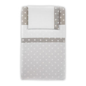Set Lenzuola Lettino 3pz | Grigio